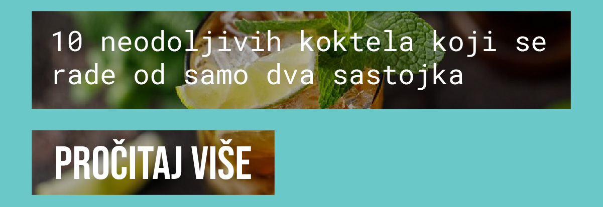 Najbolji kokteli od dva sastojka