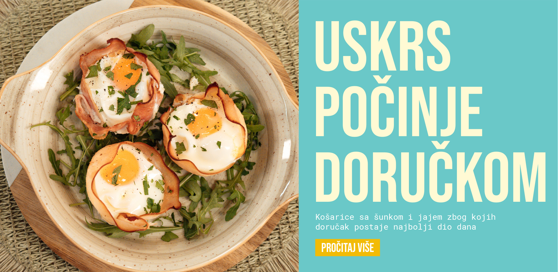 Kosarice sa sunkom i jajem zbog kojih dorucak postaje najbolji dio dana