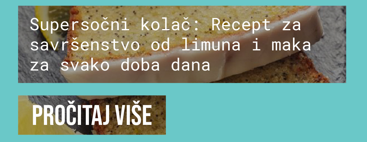 Recept za kolac od maka i limuna