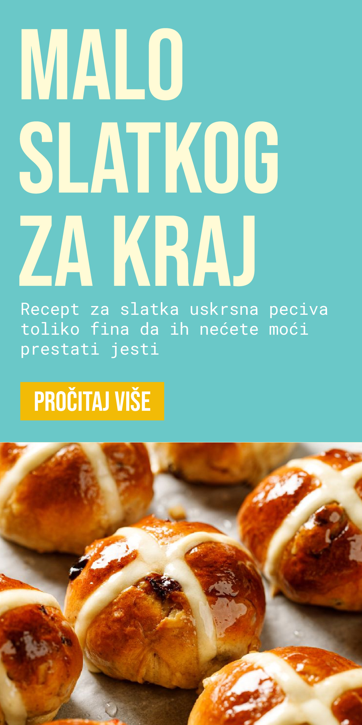 Recept za uskrsna peciva hot cross buns