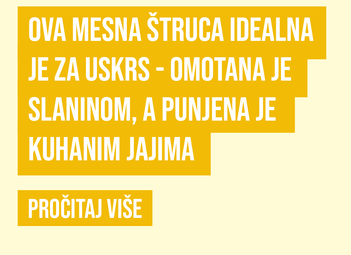 Recept za mesnu strucu punjenu jajima